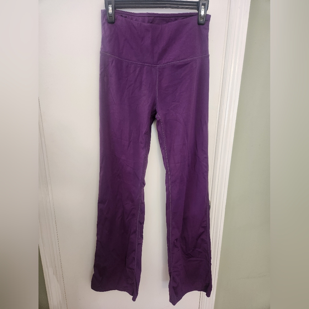 Purple Flare Leggings Medium